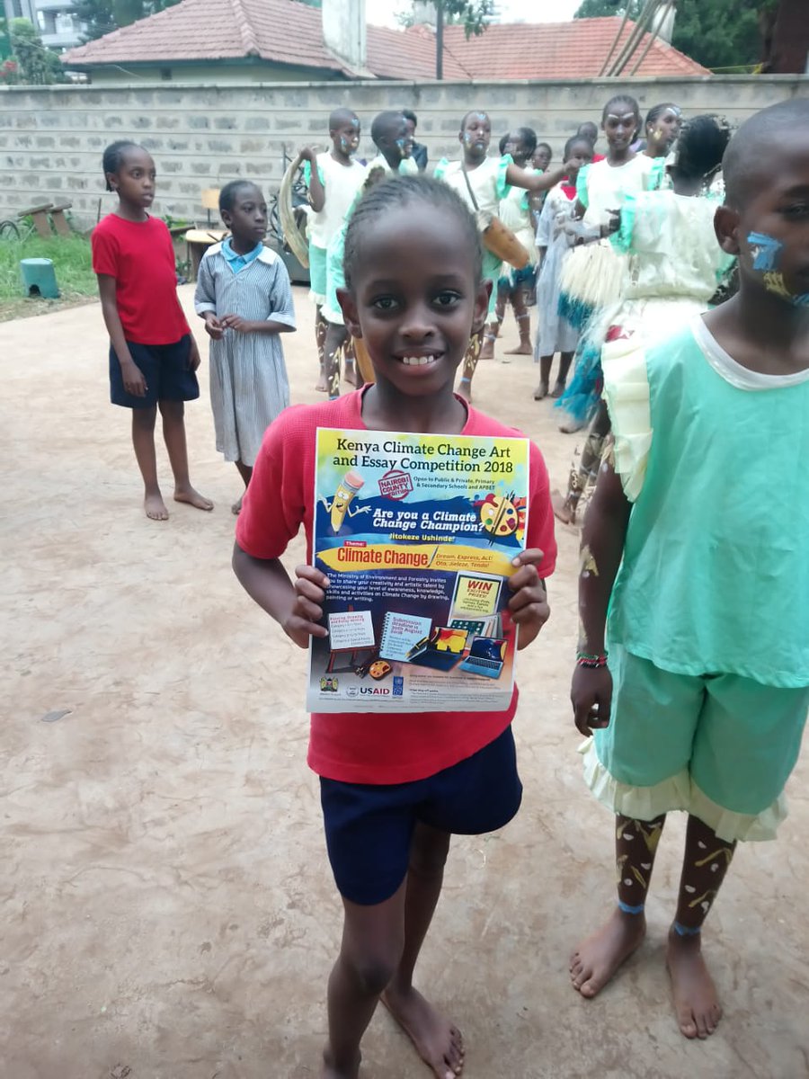 CCArtCompe's tweet photo. Climate change champions can apply for the #Kenya Climate Change Art &amp; Essay Competition https://t.co/M3UGIiZm11 which provides a platform to tap into children’s creativity as a catalyst for change &amp; a call to action making them #climatechange ambassadors @NCCAPKenya_II @Pawa254 https://t.co/qNyrmxKl8f