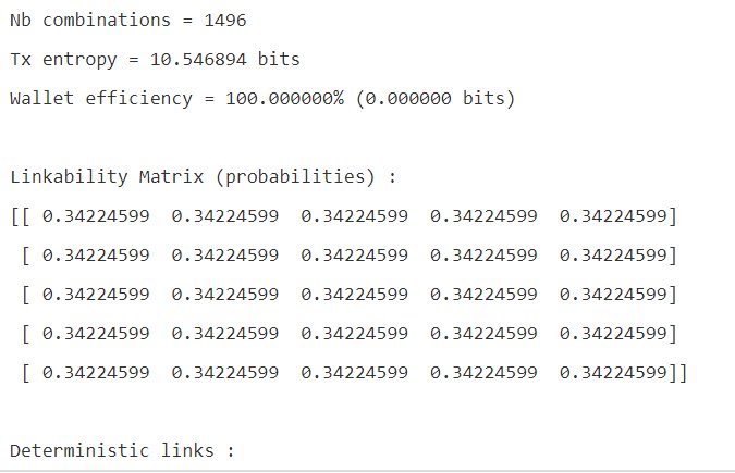 SamouraiWallet's tweet image. Successfully completed internal testing of multi-person Whirlpool collaborative Tx.  5 people spread across 3 countries, a single Whirlpool cycle, an off the charts Boltzmann score. All without ever giving up private keys or trusting a 3rd party.   tchain.btc.com/de122074533429…