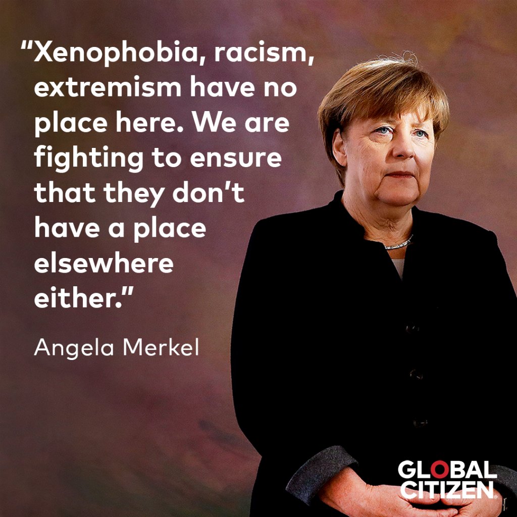 Spoken like a true Global Citizen! Happy birthday, Angela Merkel 