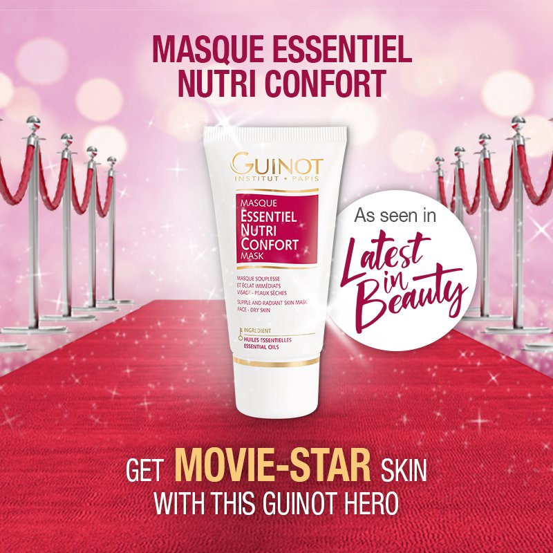 The Guinot hero, Masque Essentiel Nutri Confort is guest starring in the <a href="/latestinbeauty/">Latest in Beauty</a> Luna Cinema box! Get movie-star skin with this show-stopping product! #latestinbeauty #skincare #beauty #masqueessentielnutritionconfort #beautybox