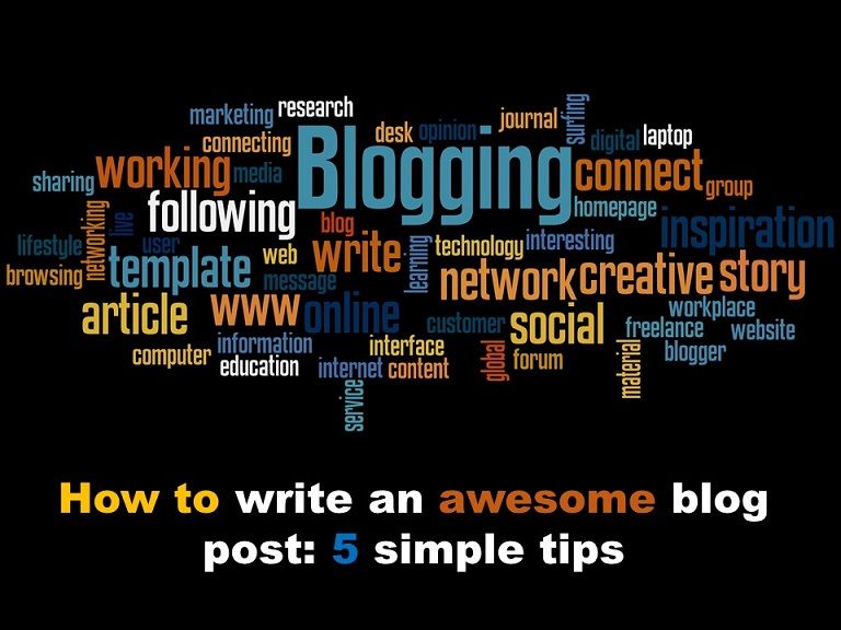 How to write an awesome blog post: 5 simple tips buff.ly/2L1azDk