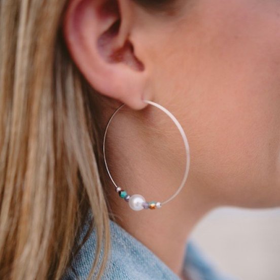 Introducing... The Local Group Hoops❕
Milky Way (silver) and Andromeda (gold) Galaxy Friendship Earrings
astronobeads.com/products/the-l…