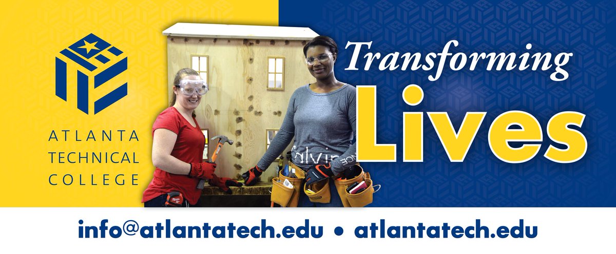 AtlTechCollege's tweet photo. We are transforming lives through power of technical education! The question is: when will you let us transform yours? Apply today: https://t.co/KhPOMzkvTy #ATCStrong #YourSuccessStartsHere https://t.co/NLUSNdGHmY