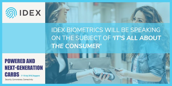 IDEXBiometrics's tweet photo. Simple, Secure and Personal. Join Brian Roberts of @IDEXASA on Wednesday at #PNGC2018 as he shares IDEX’s real-world experience of how the industry can deliver secure identification and authentication for all #biometrics #PoweredCards https://t.co/5SWm9ThlkQ https://t.co/2ky57DBAsM