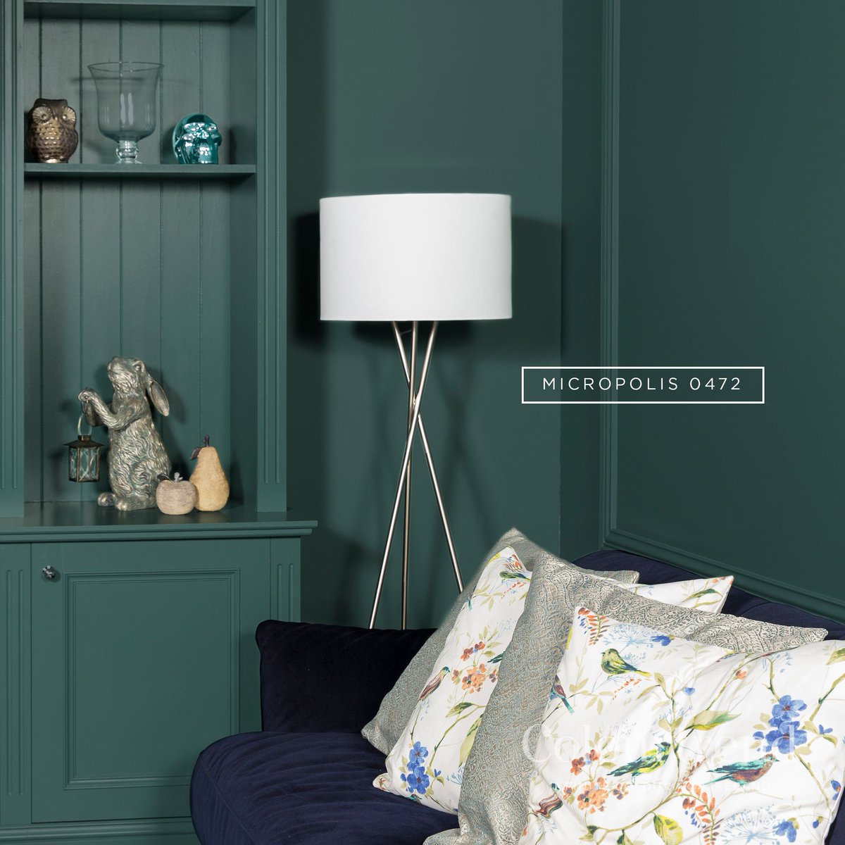 DesignerCol's tweet image. Matching a piece of furniture to your wall colour gives a room that sleek touch, such as this living room painted in Micropolis 0472 by @Colourtrend. #Colourtrend #Micropolis #ColourtrendStockist #InfiniteColourFromIreland