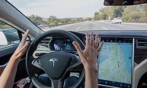 saving_easy's tweet photo. The crucial flaw of self-driving cars? They will always need human involvement https://t.co/n5d6GIFLGi #Tesla #Cars #Future #MachineLearning #Robotics https://t.co/pi6ICuFwRV
