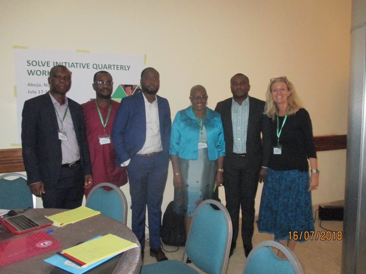 WarehouseVisib1's tweet photo. Staff of Africa Resource Centre, ARC, and officials of SOLVE in a group photograph at the workshop. https://t.co/OYLeGi6gds