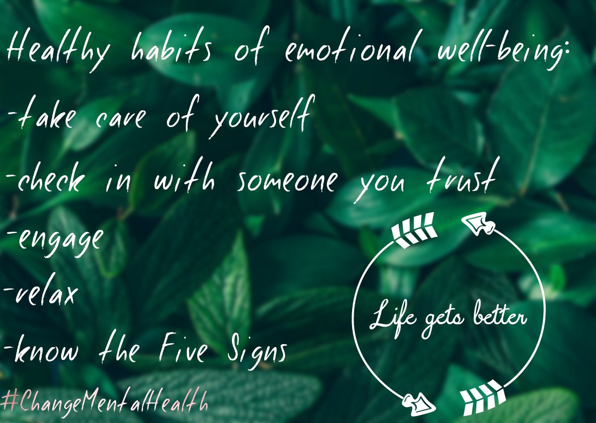 Woodruf_fur's tweet photo. Know the Five Signs is important, recognize them in others or ourselves even more. Don't underestate anything.

Made with Photo Studio.

#changementalhealth 
#changedirection 
#knowthefivesigns

#LightsForChester 💝 https://t.co/ycwi02rE79