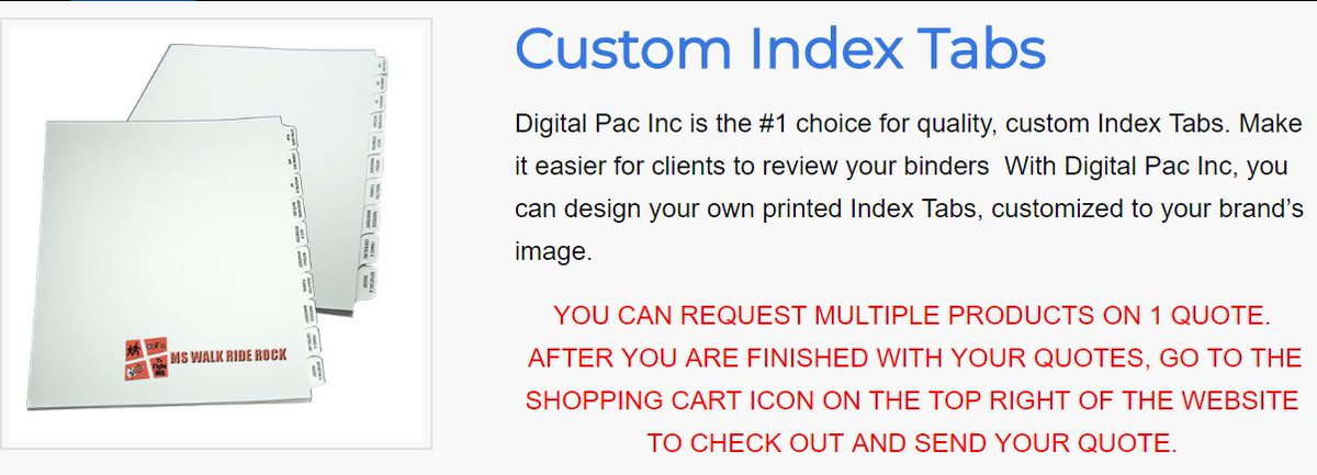 Digital_Pac_Inc's tweet image. Custom index tabs are yet another fantastic product that we at Digital Pac Inc offer, to help you stay organized. #tabs #organizing #workorganization #index #indextabs #schoolwork #subjects #schoolsubjects #dividers