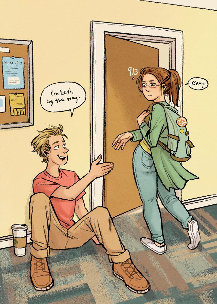liz 🍰 on Twitter: "re-read by @rainbowrowell !! here's Cath and Levi... love them 😭 💕✍️ https://t.co/bzAsm1cRE7" / Twitter