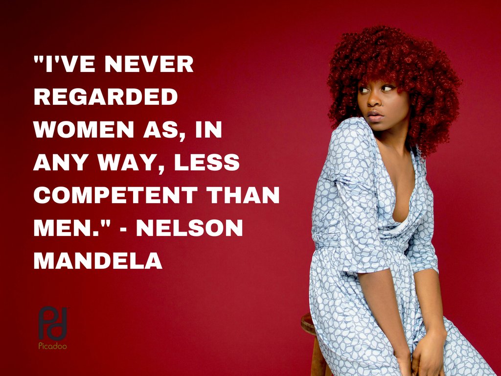 Picadoo_za's tweet photo. "I've never regarded women as, in any way, less competent than men."
#GirlTalkZA #HairPlugSA #HairPlugZA #SheTalkZA #MandelaDay #18July #MandelaDay18 https://t.co/nioONbEWVg