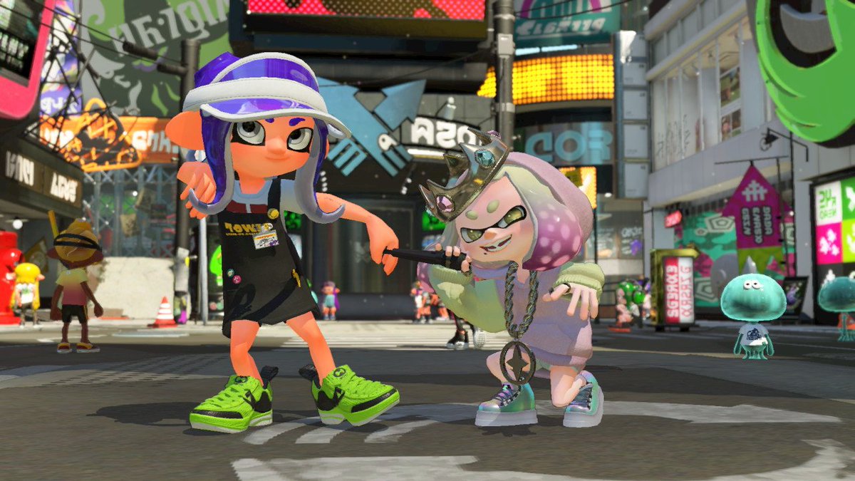 セイナ Redline Twitterissa ファストフード店員風コーデのうちのタコちゃん可愛い Splatoon2 スプラトゥーン2 Nintendoswitch