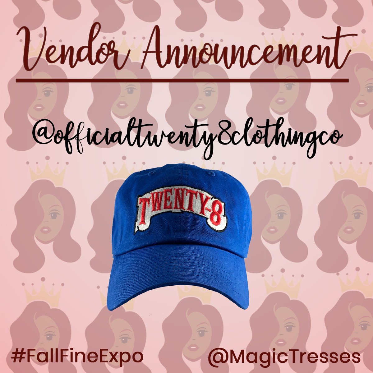 MagicTresses's tweet photo. Don't forget that @Officialtwenty8clothingco will be at the fall fine expo. Get your tickets, don't miss out on all the other great vendors #203events #nycevents #nycfashion #nyfashion  #CTfashion #mua #CTMUA #NYMUA #NYCMUA #NYCHairstylist #CTHairstylist #nynailtech #nynailartist https://t.co/FN223Z19TF