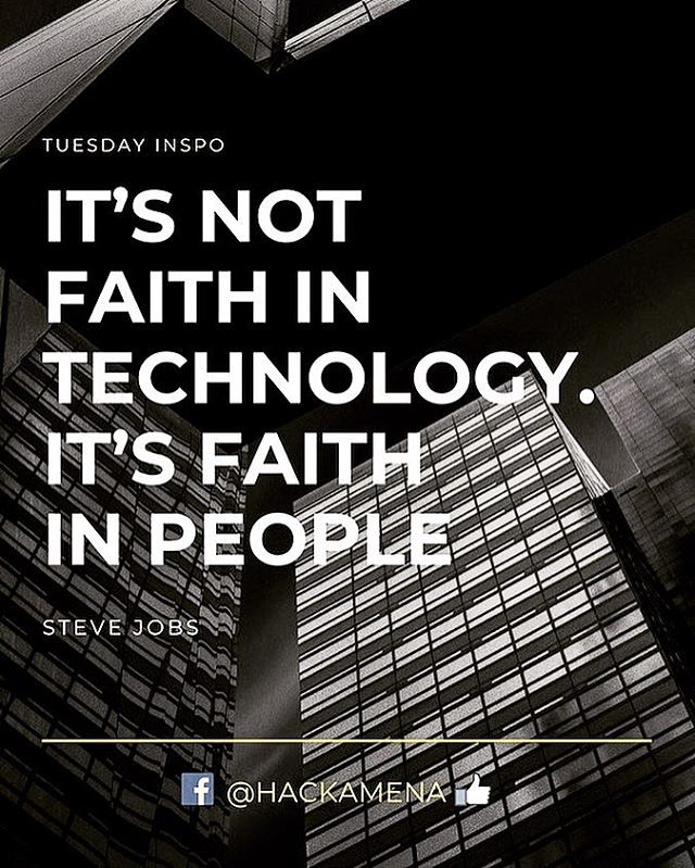 HackaMENA's tweet photo. Tuesday #inspiration of the day: Steve Jobs 💻🖤.
Spread some love today and like 👍🏻 us on #facebook for daily groundbreaking stories that are making an #impact —————————————————
#quotes #people #tech #stevejobs #tech #technology #daily #startup #entre… https://t.co/sSYvqSg4Ij https://t.co/IfGJk1Wrdv