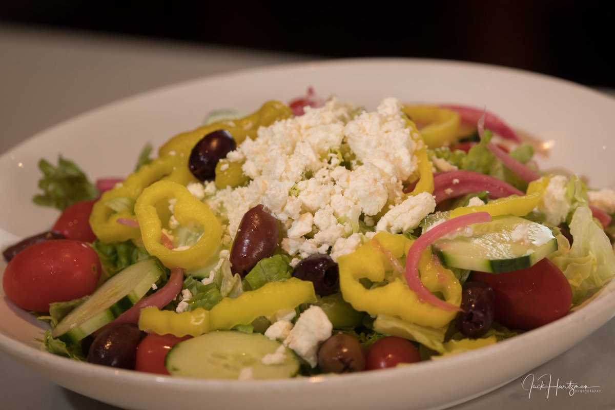 GregoriosTratt's tweet photo. A Greek Salad on a hot summer day is just the right mix!  Join us for a full menu of everything delish...from summer salads to your favorite pasta and pizza.  All At Your Neighborhood Trattoria! https://t.co/dIyUFPSn90