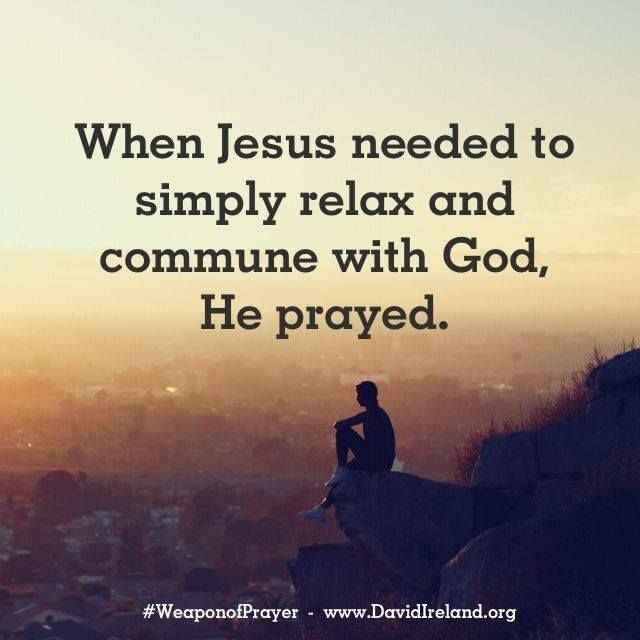 DrDavidIreland's tweet photo. Spend time with God in prayer! #WeaponofPrayer #Pray #DrDavidIreland https://t.co/c2lUYqXvY3