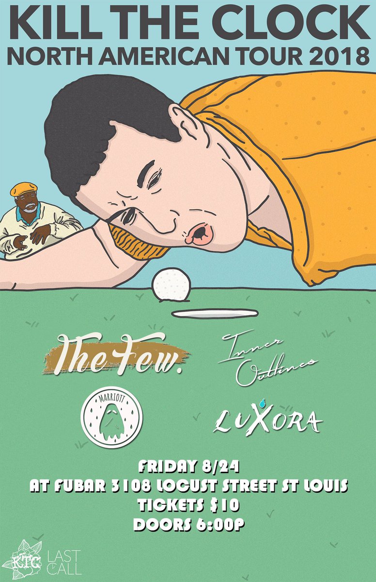 TheFewOfficial's tweet photo. SHOW ANNOUNCEMENT:

St. Louis! We're pleased to announce that while we're on the road with our boys in @killtheclockny for their summer tour, were bringing them to STL! In addition we will be joined by our good friends @InnerOutlines, @luxoraofficial, and @marriottband! https://t.co/rfdqBqHpcU