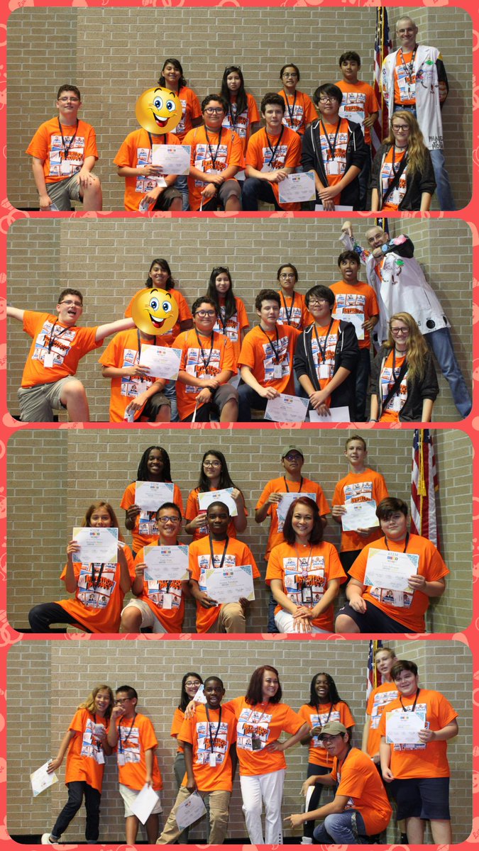 DrCrowder_CFISD's tweet photo. CONGRATULATIONS to the new Certified Inventors and Leaders of Tomorrow's World! Thank you @ThorntonCFISD, @WatkinsCFISD, @HopperMS & @kahlams for entrusting the CyLakes Campus with a few of your finest students! #CFISDforALL #NewHighEnergyProgram #STEMCamp2018 #OpportunityIsHere https://t.co/h0BAiRItFm