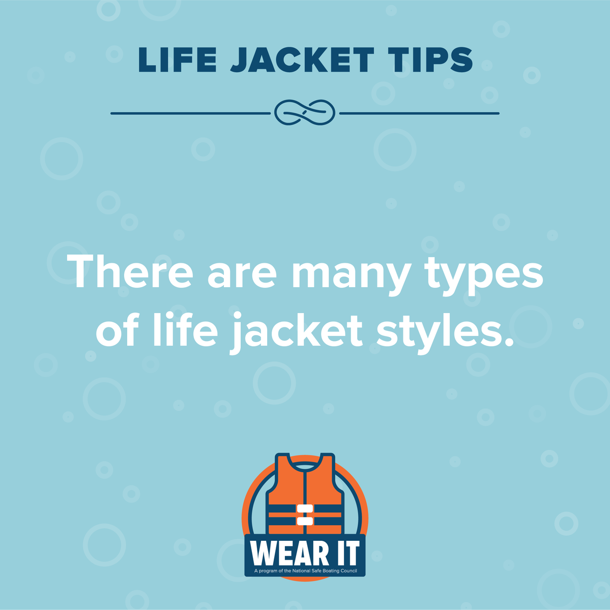 There are many #lifejacket styles. Always wear a life jacket that you're comfortable in and that's appropriate for your water activity. #tuesdaytip #safeboating