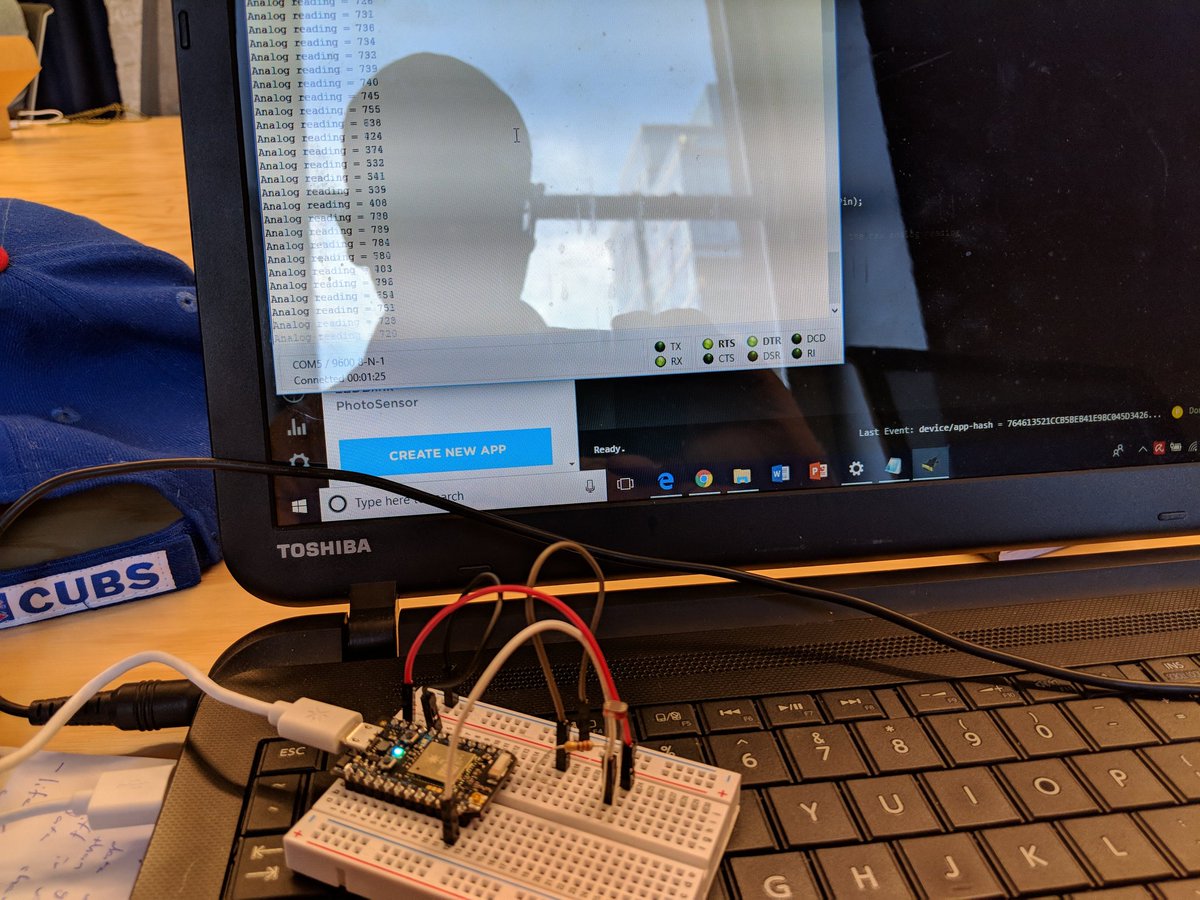 dgstone's tweet photo. Made my first photosensor setup when learning about the #ArrayofThings and the #SchoolofThings! #cpsSTEM https://t.co/ymd3SPKyZK