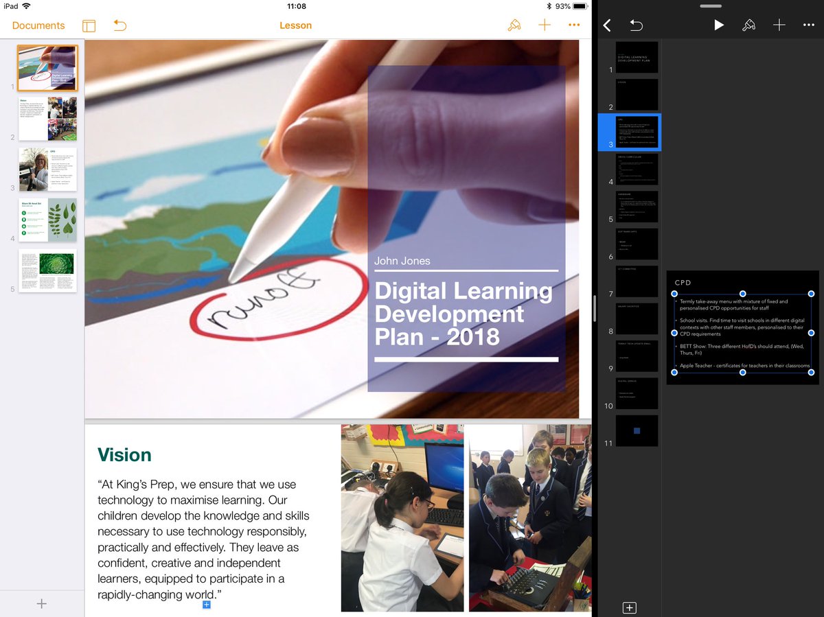mrjones_EDU's tweet image. Inspired! Some great sessions today on iWorks - getting started on a new Digital Learning development plan using a book template in Pages. #ADE2018 #AppleEDUChat #EveroneCanCreate