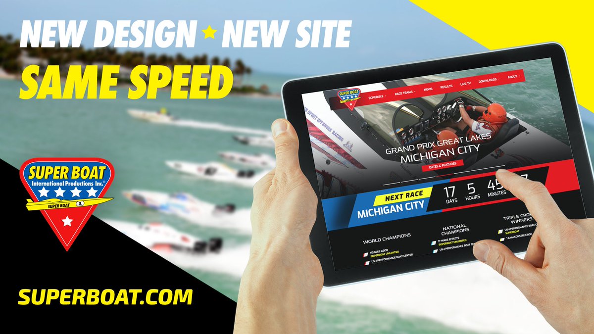 Check out our brand new website! The ticker is ticking towards our next race #SBIMichiganCity