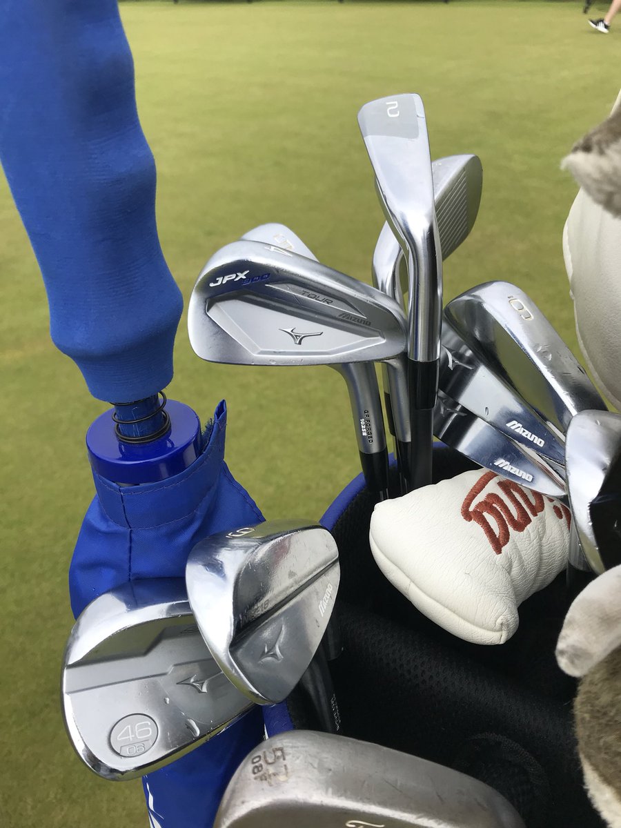 golfnation_'s tweet photo. Take a closer look at the @MizunoGolfEU equipment in the bag of @jcampillogolf this week! #MP18 #FliHi 2-Iron, #JPX900 Tour & #MP18 MB combo set, #S18 PW 👍 #JorgeCampillo #Mizuno #TheOpen https://t.co/doyCvRPQtc