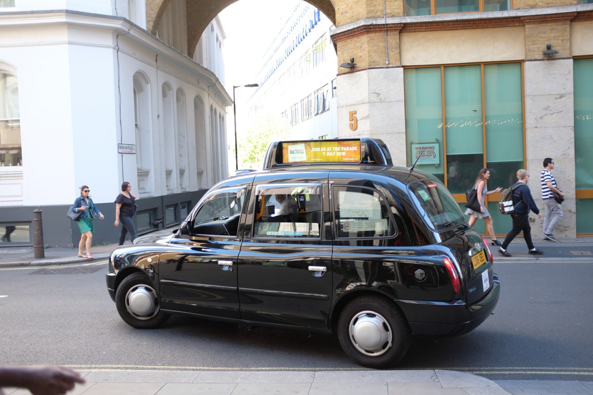 PrideInLondon's tweet photo. And finally @TaxiMediauk put #PrideMatters at the heart of a London institution. Thank you again to all of our out-of-home partners for their incredible support 🏳️‍🌈 https://t.co/XJVLrkUD90
