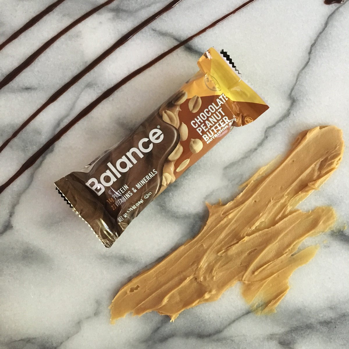 We didn't mean to make a mess but it's hard not to with creamy #peanutbutter and velvety #chocolate.