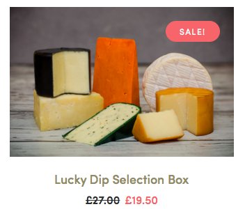 welshcheeseco's tweet photo. We've slashed the prices of a load of our favourite summer cheeses by 20% or more. Perl Wen, Golden Cenarth, Black Bomber, Pant Ys Gawn... Our 1.2kg Lucky Dip box is now just £19.50!! All for 2 weeks only!

https://t.co/yiPTqLUCLF https://t.co/Gbd1MHgwrT