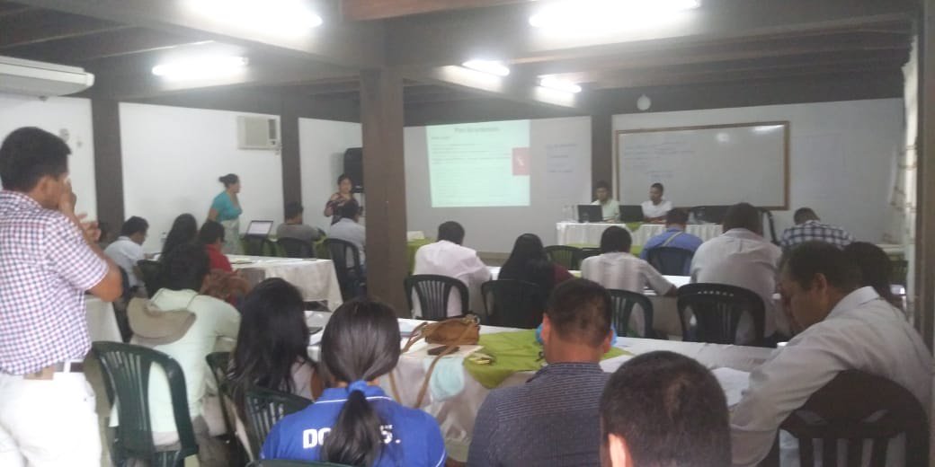 mdesawetoperu's tweet photo. En #Tarapoto región #SanMartin trabajaremos durante la semana en Taller de Fortalecimiento de Capacidades para organizaciones indigenas #CORPI y #CODEPISAM (San Martín) junto a #OCCAAM y #ORPIAN (Amazonas) ejecutoras MDE Saweto Perú y Pueblos Indígenas, Emprendedores del Bosque. https://t.co/rvWrFdAfVj