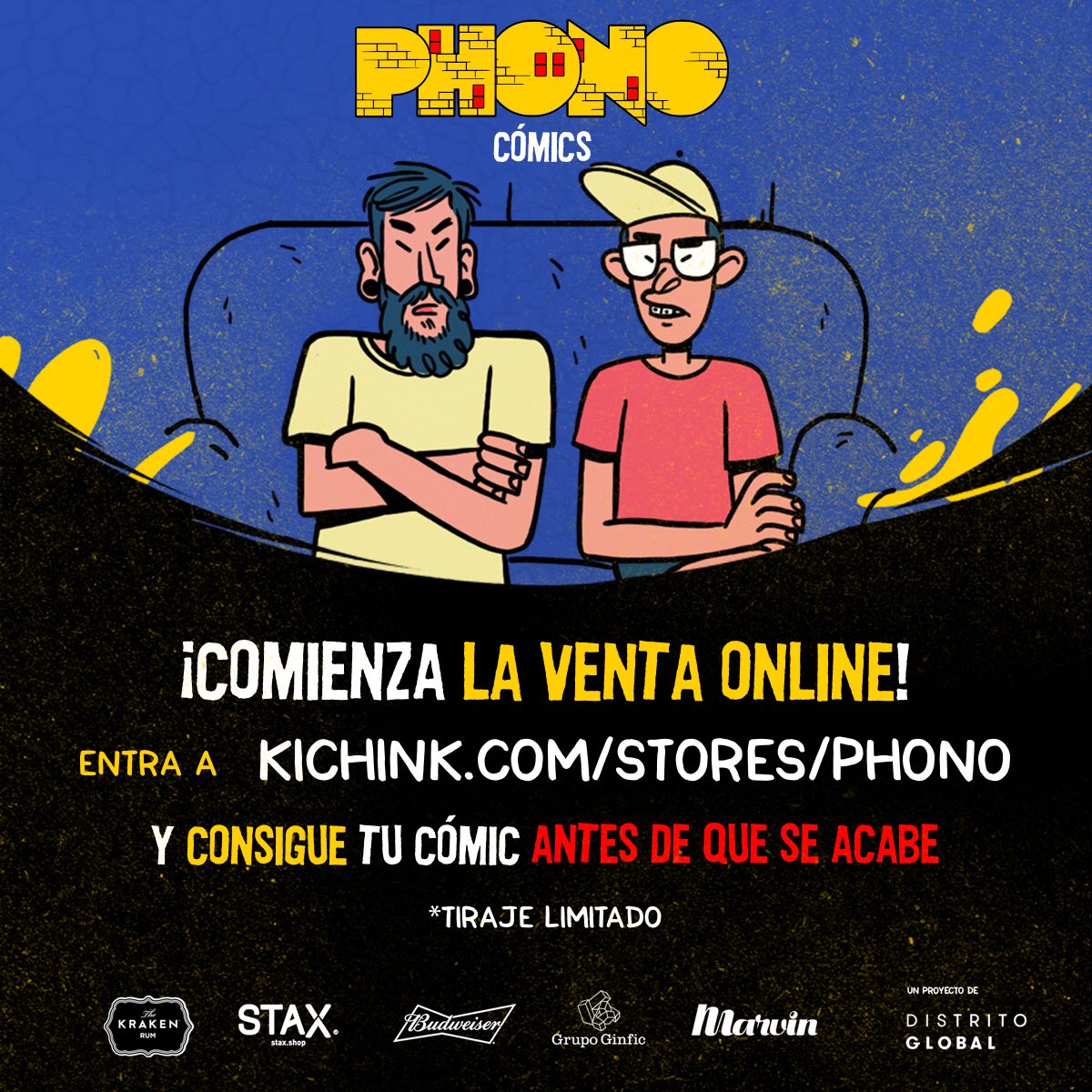 Oigan... corran a kichink.com/store/phono que se acaban esos cómics. Cof cof <a href="/RevistaMarvin/">Marvin</a> <a href="/LngSHT/">Longshot</a> <a href="/catscratcho/">CAT GPT</a>