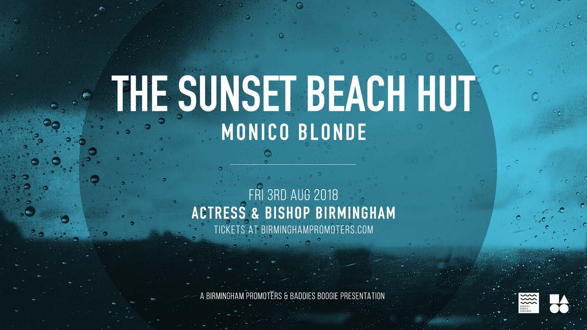Make sure to get tickets for our August 3rd headliner <a href="/TheActressBham/">Actress and Bishop</a> with support from <a href="/MonicoBlonde/">Monico Blonde</a>. Let's make this a good one!

thesunsetbeachhut.bigcartel.com/product/the-su…