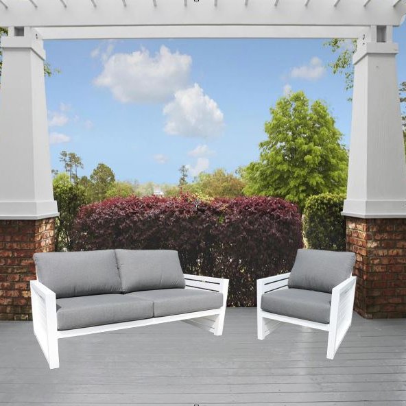 White symbolizes goodness, brilliance, and perfection, all of which can be found in our Gramercy collection. 
.
.
 #luxury #outdoorpatiofurniture #patio #patiofurniture #cabanacoastfurniture #cabanacoast #sectional #designer #design #relax #patiodesign #patioinspo #outdoordesign