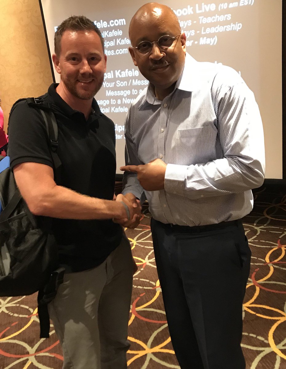 No you da man! <a href="/PrincipalKafele/">Principal Kafele</a> Thank you for your wisdom on school leadership and helping those in attendance to reflect on how they will enter the next year with “intentionality”