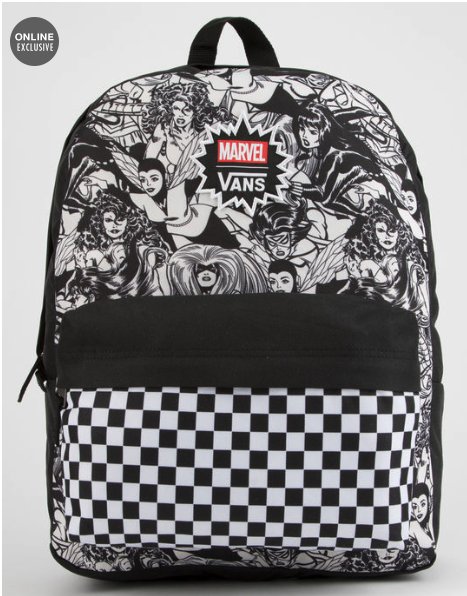 captain marvel vans bag