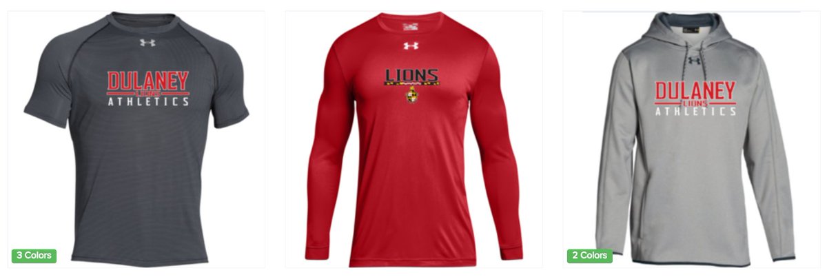 Dulaney Lions Official Under Armour Practice Attire released for 2018-19! Purchase all items online here: dulaneylions.itemorder.com/sale?read_mess… 
<a href="/APTeamSports/">All Pro Team Sports</a> <a href="/UATeamSalesMD/">Maryland Team Sales</a> <a href="/UnderArmour/">Under Armour</a> <a href="/DHS_SALB/">Lions Den</a>