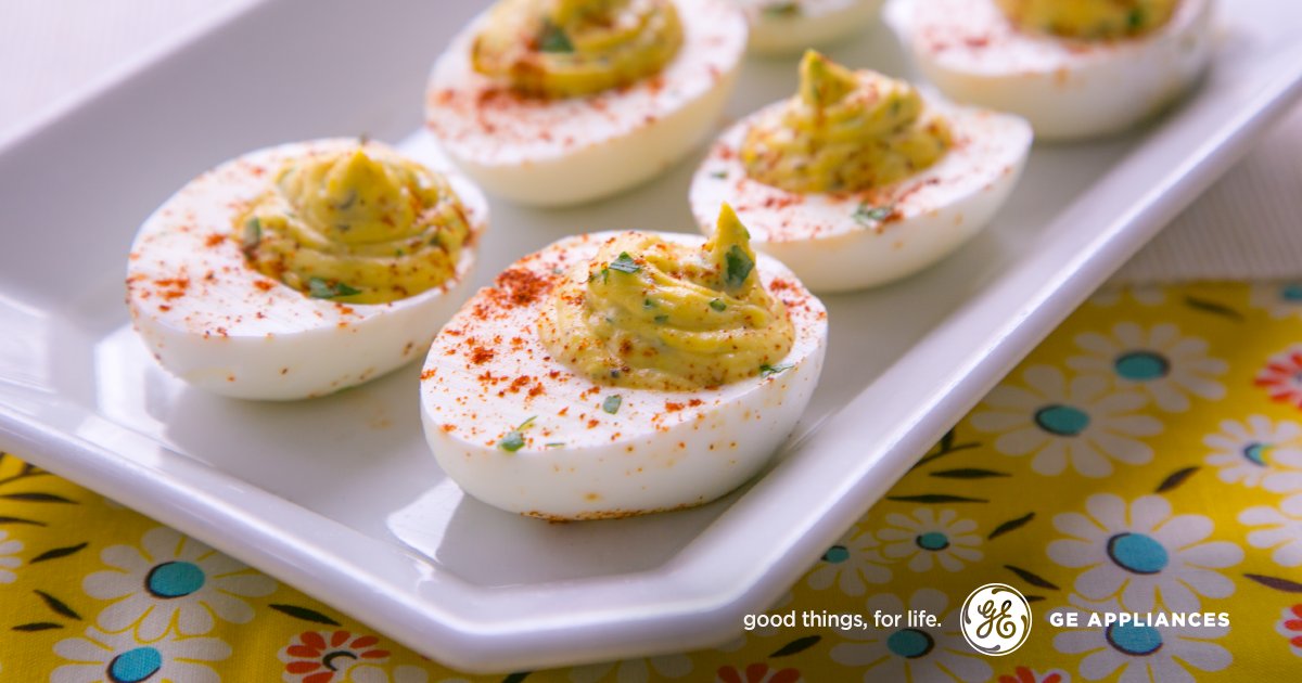 JimsAppliance's tweet photo. Deviled eggs are always a welcome addition to any summer family gathering. Get the recipe! https://t.co/Ygru1uGYch https://t.co/VAhpQ5u8CM