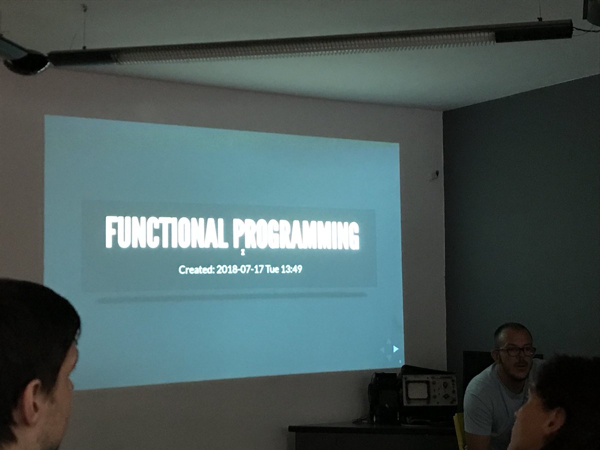 boyandev's tweet photo. Another week, another new meetup in Varna. The first #FunctionalVarna is starting in a few minutes. https://t.co/4dHvGSnaZl