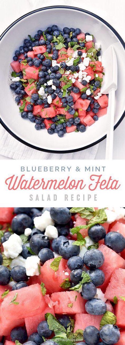 Intake_Inc's tweet photo. #watermelon #blueberries feta mint #Salad #refreshing #HealthyFood #HealthyNation #Toronto #Canada #USA #TuesdayMotivation get #healthy #HealthyEating #weightloss  is simple #worldwide #coaching https://t.co/3p6ysNbEmc https://t.co/2B4KeR5Pnv