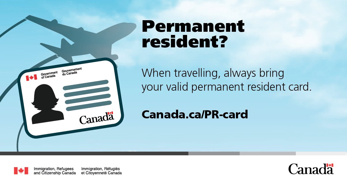 IRCC on Twitter "Keep your permanent resident card up to date. If it's