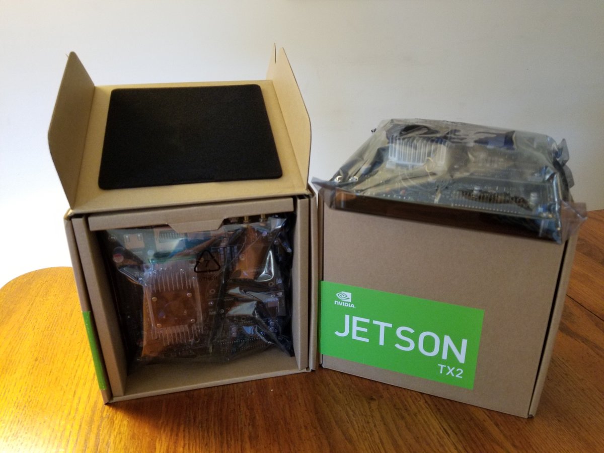HackChicago18's tweet image. Our first prizes are 4 NVIDIA Jetson TX2, power-efficient embedded AI computing device with 8 GB of memory, provided by @nvidia! You can win these by creating the best Hardware Hack at @HackChicago18 on July 21st - July 22nd.
