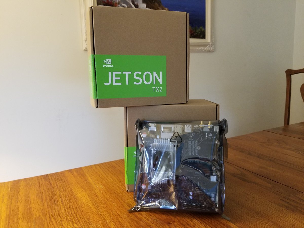 HackChicago18's tweet image. Our first prizes are 4 NVIDIA Jetson TX2, power-efficient embedded AI computing device with 8 GB of memory, provided by @nvidia! You can win these by creating the best Hardware Hack at @HackChicago18 on July 21st - July 22nd.