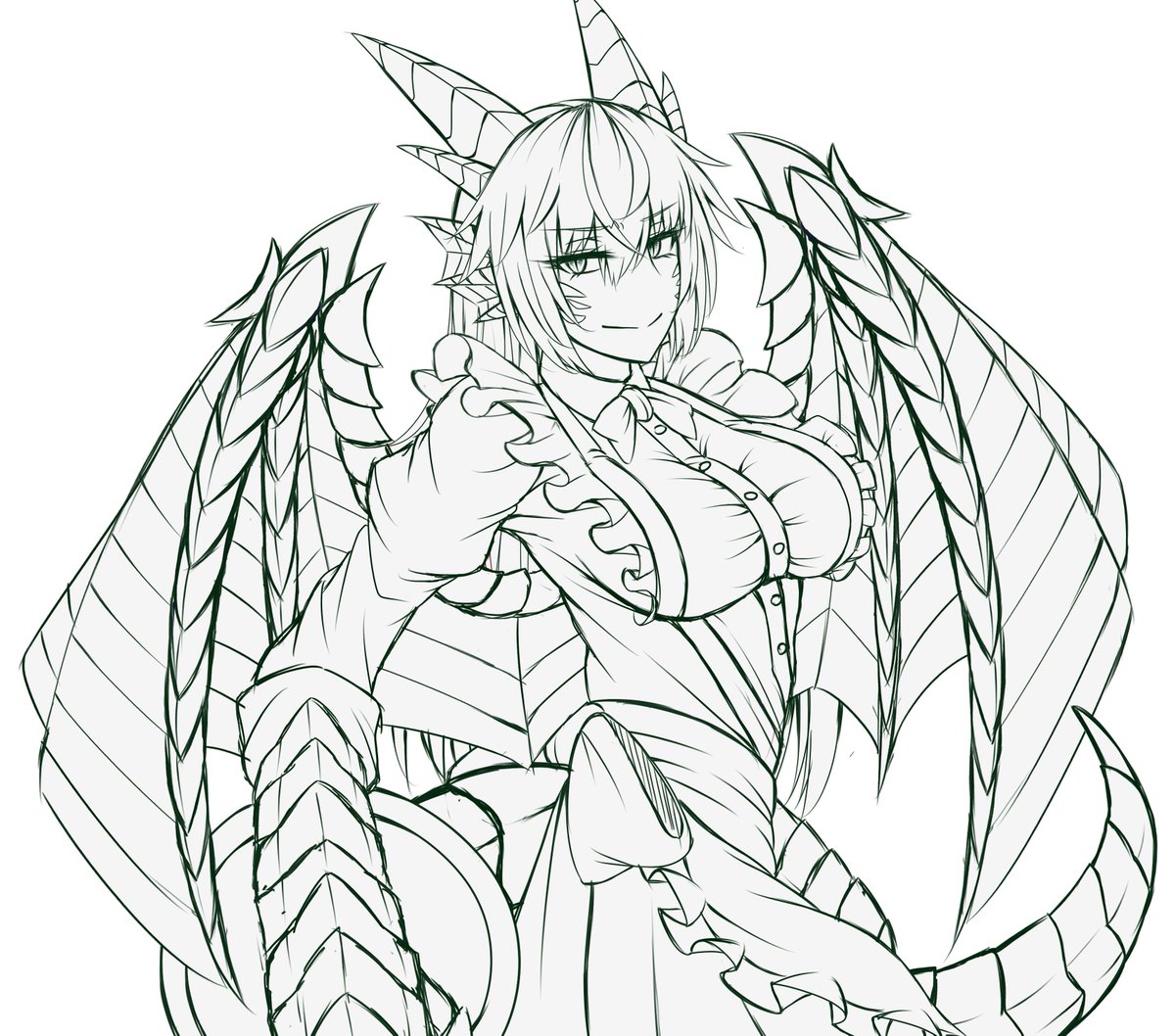 山本五郎左衛門 Su Twitter 魔物娘図鑑のドラゴン 一枚目 今 二枚目 16 三枚目 14 ﾟ 魔物娘図鑑二次