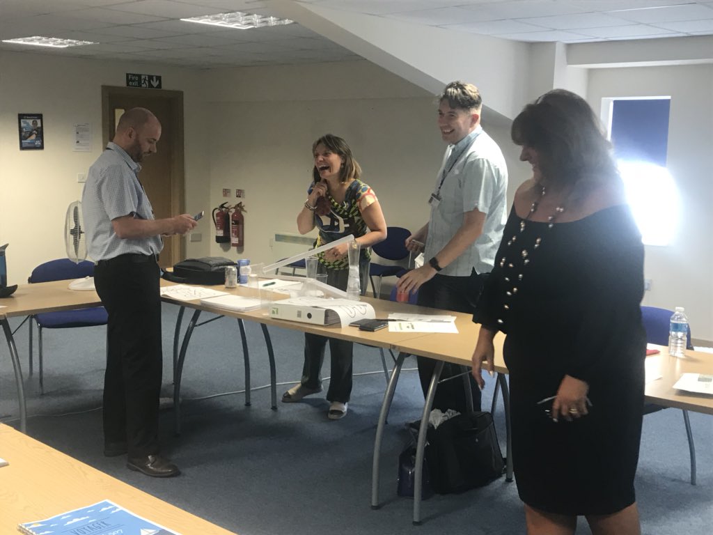 kate__mann's tweet photo. Marble run challenge! 🤔 #L5Voyager @joannewitzer1 @MontesCova @GavinElmy #teambuilding #operationsmanagement @Servest_UK @AtalianServest https://t.co/PhLf4ZVreX