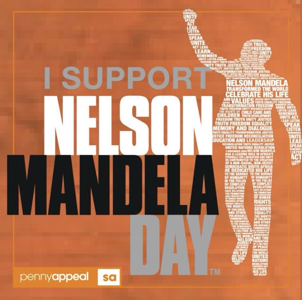 Numaan20's tweet image. Looking forward to Mandela Day tomorrow with @PennyAppealSA_ who are committed to taking progressive steps for action #AgainstPoverty .

#MandelaDay #MandelaDay2018 #mandela #madiba #nelsonmandela #pennyappealsa #teamorange #charity