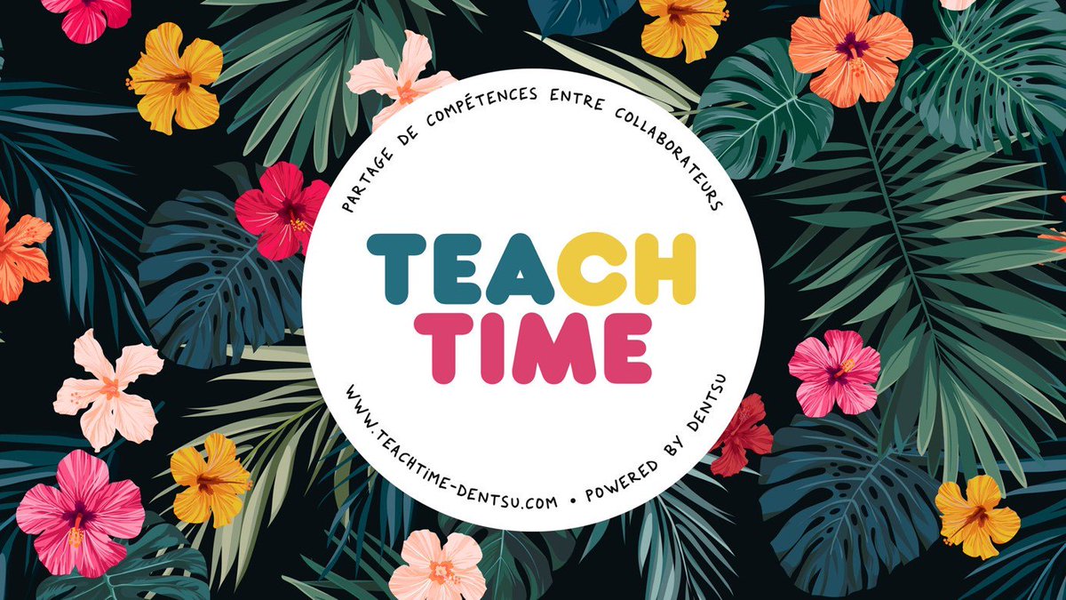 dentsuFR's tweet photo. Dentsu Aegis Network lance TEACH TIME, la première plateforme d’échange de compétences internes, et la déploie d’ores et déjà au sein de ses équipes. #TeachTime
https://t.co/DgpBBzbIwJ https://t.co/5DeMV86vMF