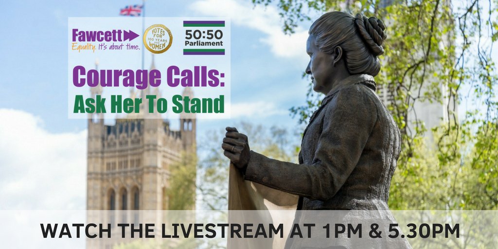 Today we are holding an inspiring event with <a href="/5050Parliament/">50:50 Parliament</a> for women embarking on a career in politics. Tune in to our livestream at 1pm &amp; 5.30pm today to watch our special plenary sessions: equality-and-diversity.co.uk/live-stream-co… #CourageCalls #AskHerToStand