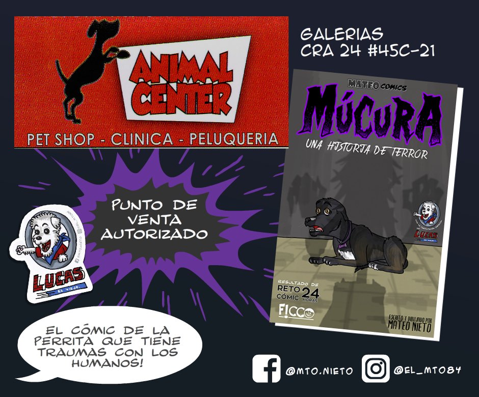 el_mto's tweet photo. Aquí también pueden conseguir #Múcura #AnimalCenter Cra 24#45c-21 https://t.co/T3HFu3f5r0 #comiccolombiano #comics #perrosdelacalle #perros https://t.co/otjSBJ0k1u