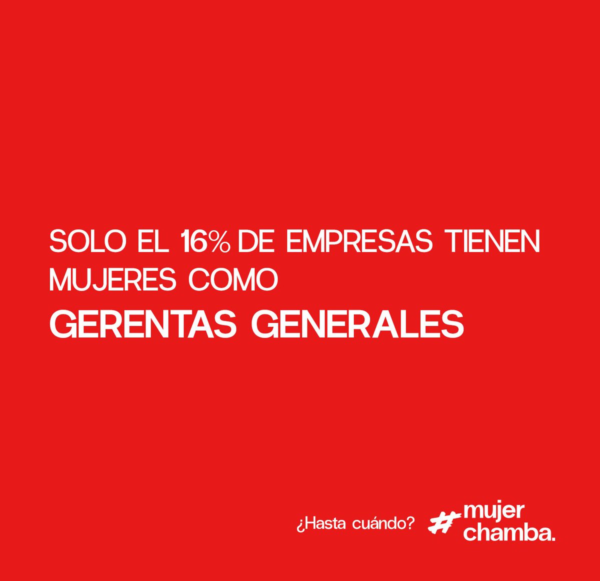 mujerchamba's tweet photo. ¿Hasta cuándo? #MujerChamba https://t.co/zcxeELyAQA